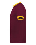Augusta Sportswear 710 Maroon/ Gold — direct side