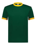 Augusta Sportswear 710 Dark Green/ Gold — front