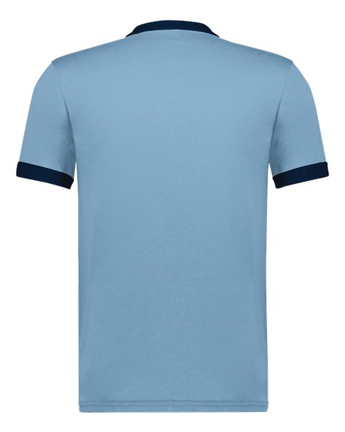Augusta Sportswear 710 Light Blue/ Navy — back