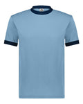 Augusta Sportswear 710 Light Blue/ Navy — front