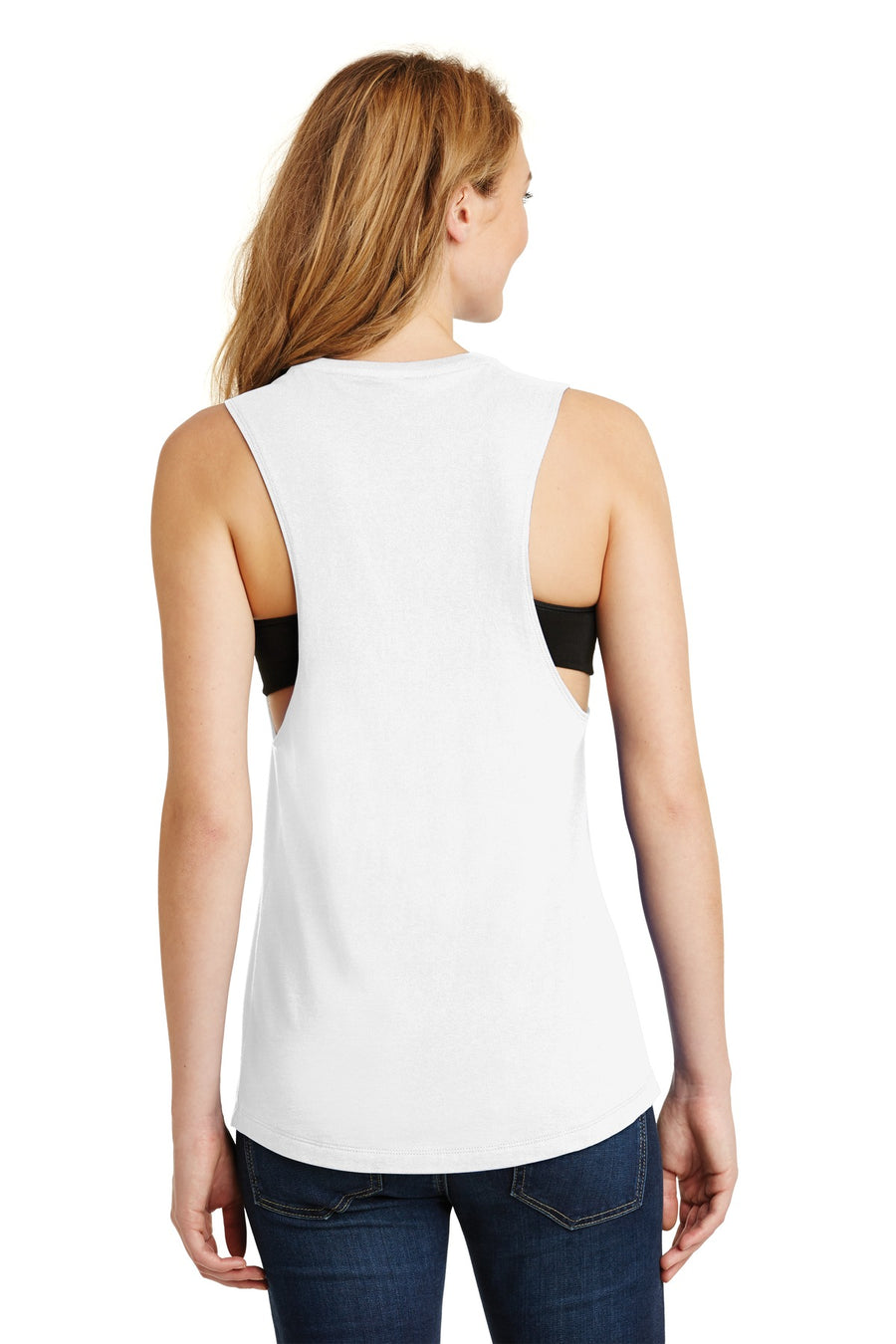 Women's Fitted V.I.T. Festival Tank - White