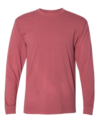 Unisex Inspired Dye Long-Sleeve Crew - Smoked Paprika