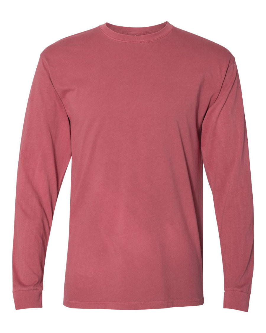 Unisex Inspired Dye Long-Sleeve Crew - Smoked Paprika