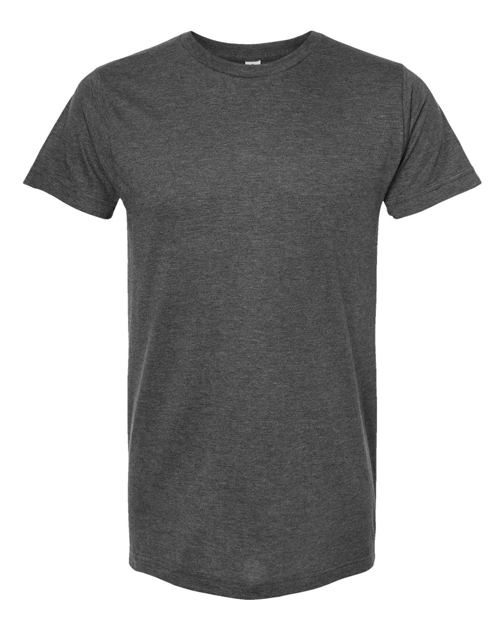 Unisex Fine Jersey Tee - Heather Charcoal