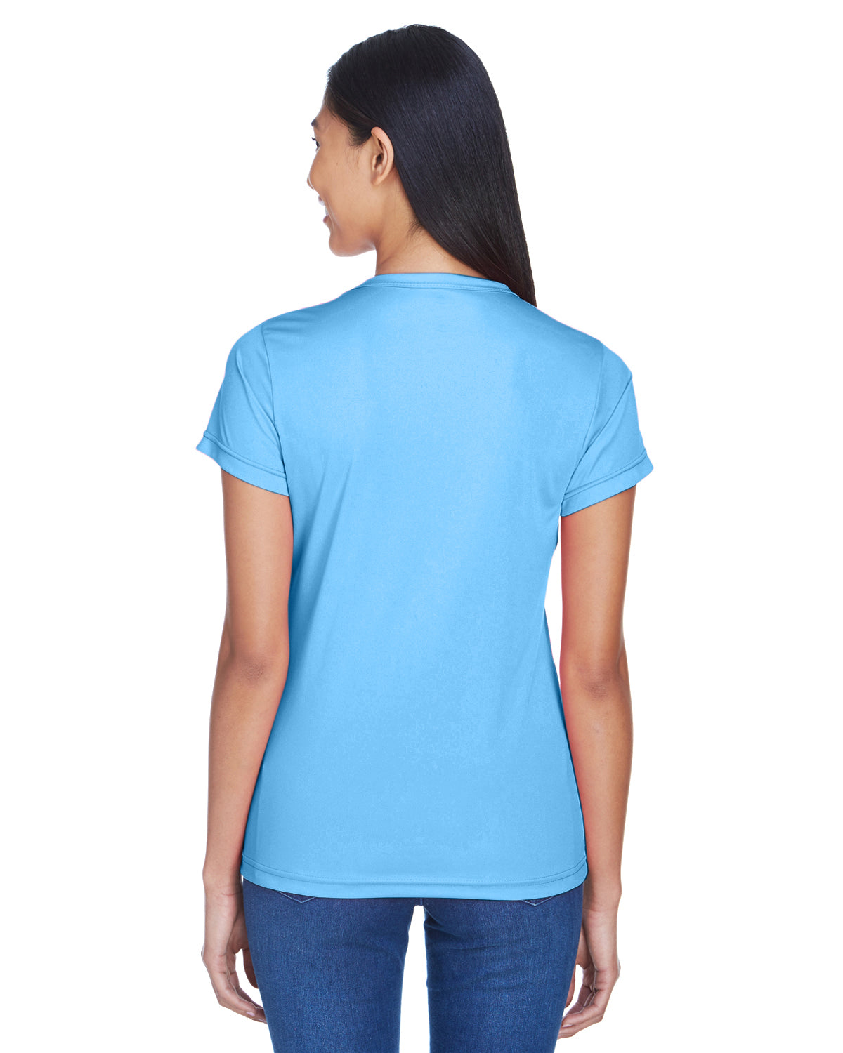 Women's Cool & Dry Sport Performance Interlock T-Shirt - Columbia Blue