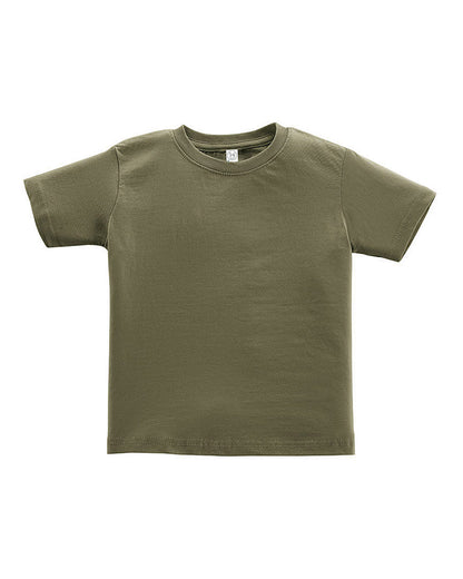 Toddler Cotton Jersey T-Shirt - Military Green