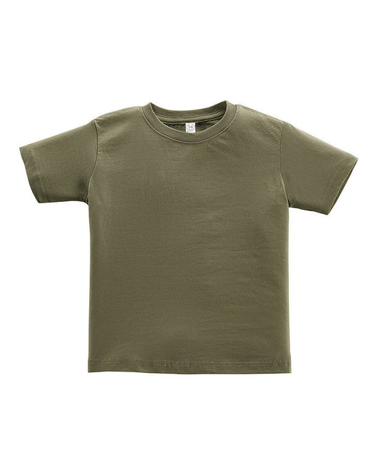 Toddler Cotton Jersey T-Shirt - Military Green