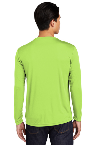 Unisex Long Sleeve PosiCharge Competitor Tee - Lime Shock