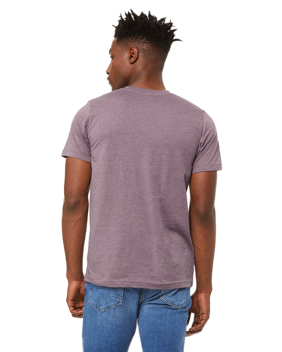 Unisex Heather CVC T-Shirt - Heather Purple