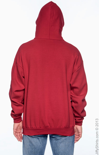 Ecosmart® 50/50 Pullover Hoodie - Deep Red