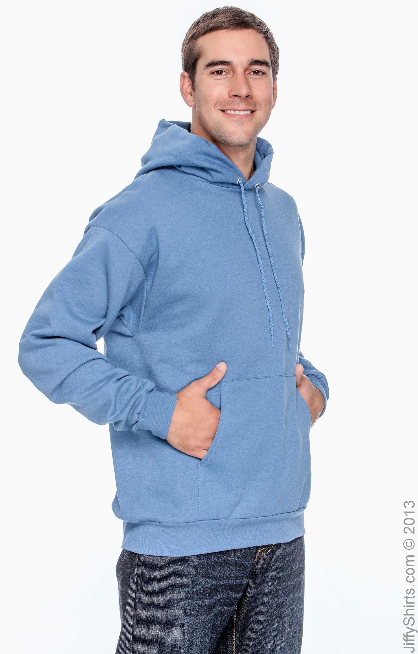 Ecosmart® 50/50 Pullover Hoodie - Denim