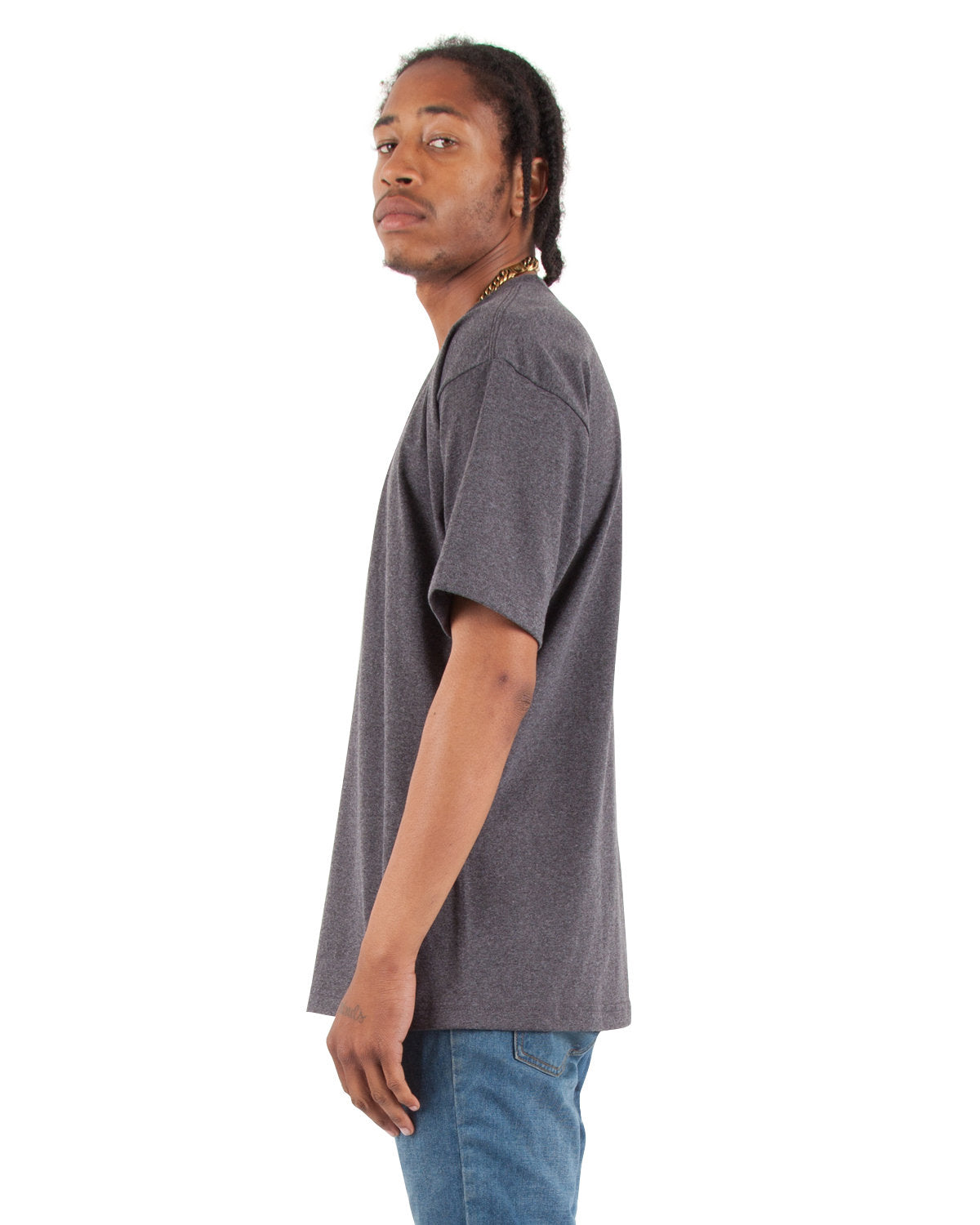 Unisex Max Heavyweight T-Shirt - Charcoal Gray Heather