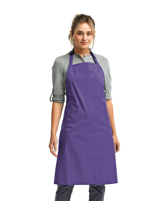 Unisex Recycled Bib Apron - Purple
