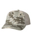 Richardson 112P - Patterned Snapback Trucker Cap - Military Digital Camo / Light Green
