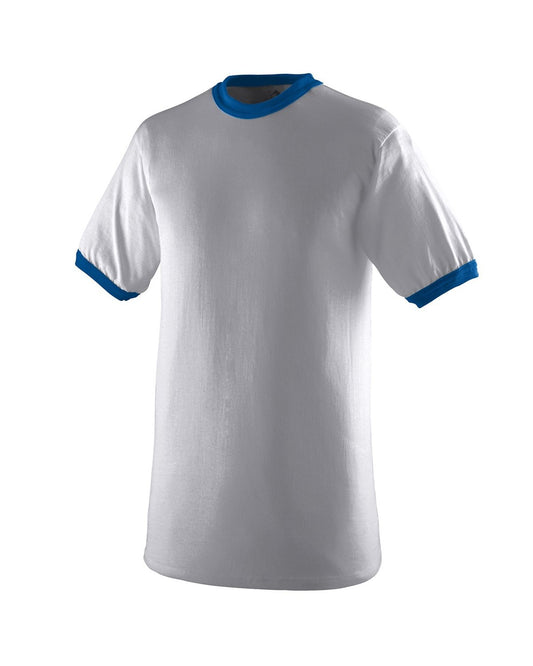 50/50 Ringer T-Shirt - Athletic Heather / Royal