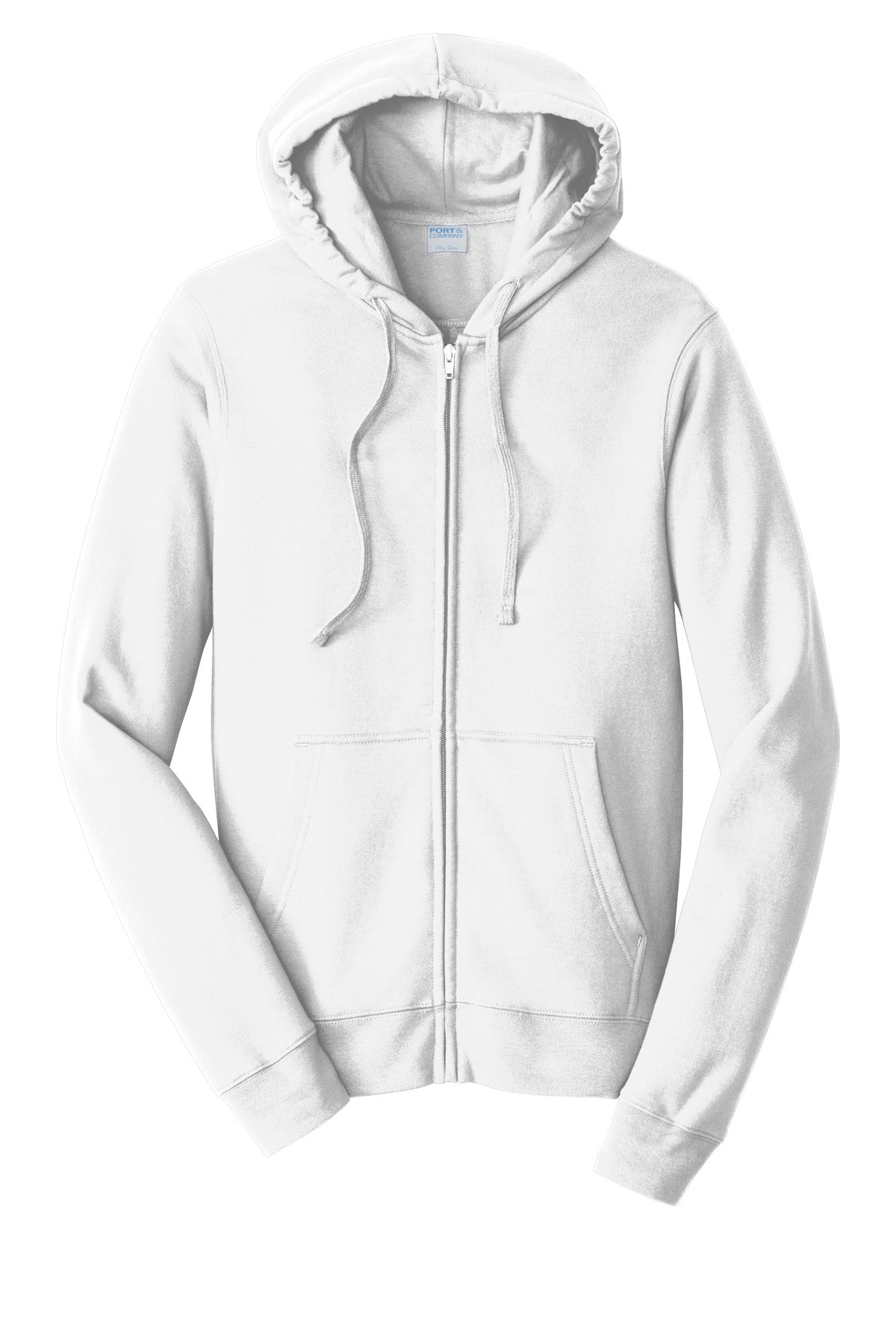 Unisex Fan Favorite Fleece Full-Zip Hoodie - White