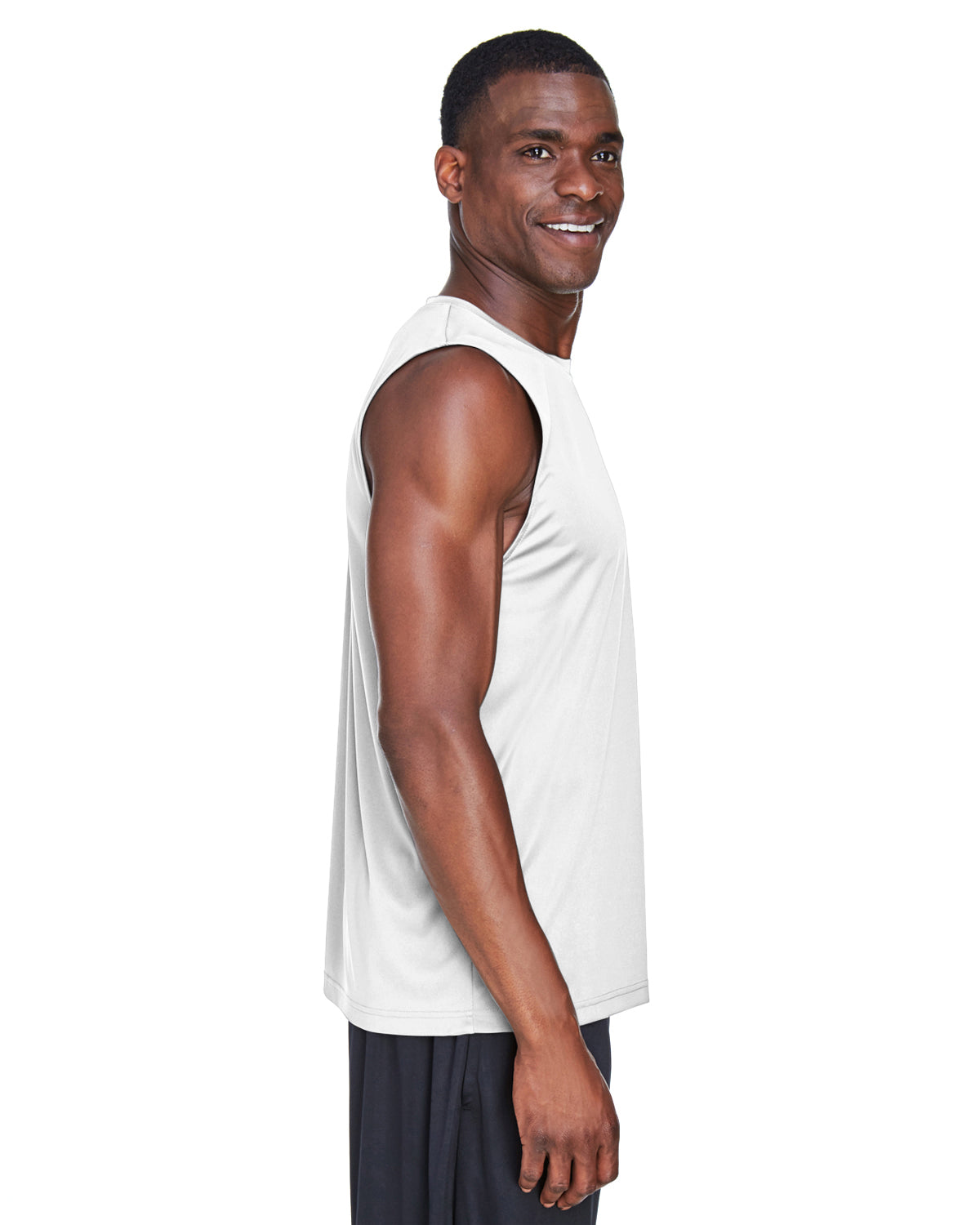 Men's Zone Performance Muscle T-Shirt - White