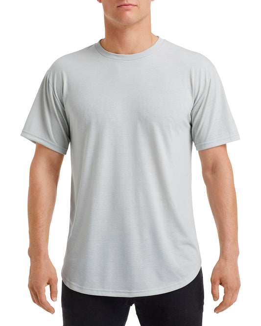 Unisex Curve T-Shirt - Silver