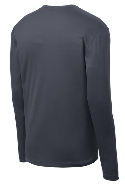 Unisex PosiCharge RacerMesh Long Sleeve Tee - Graphite Gray