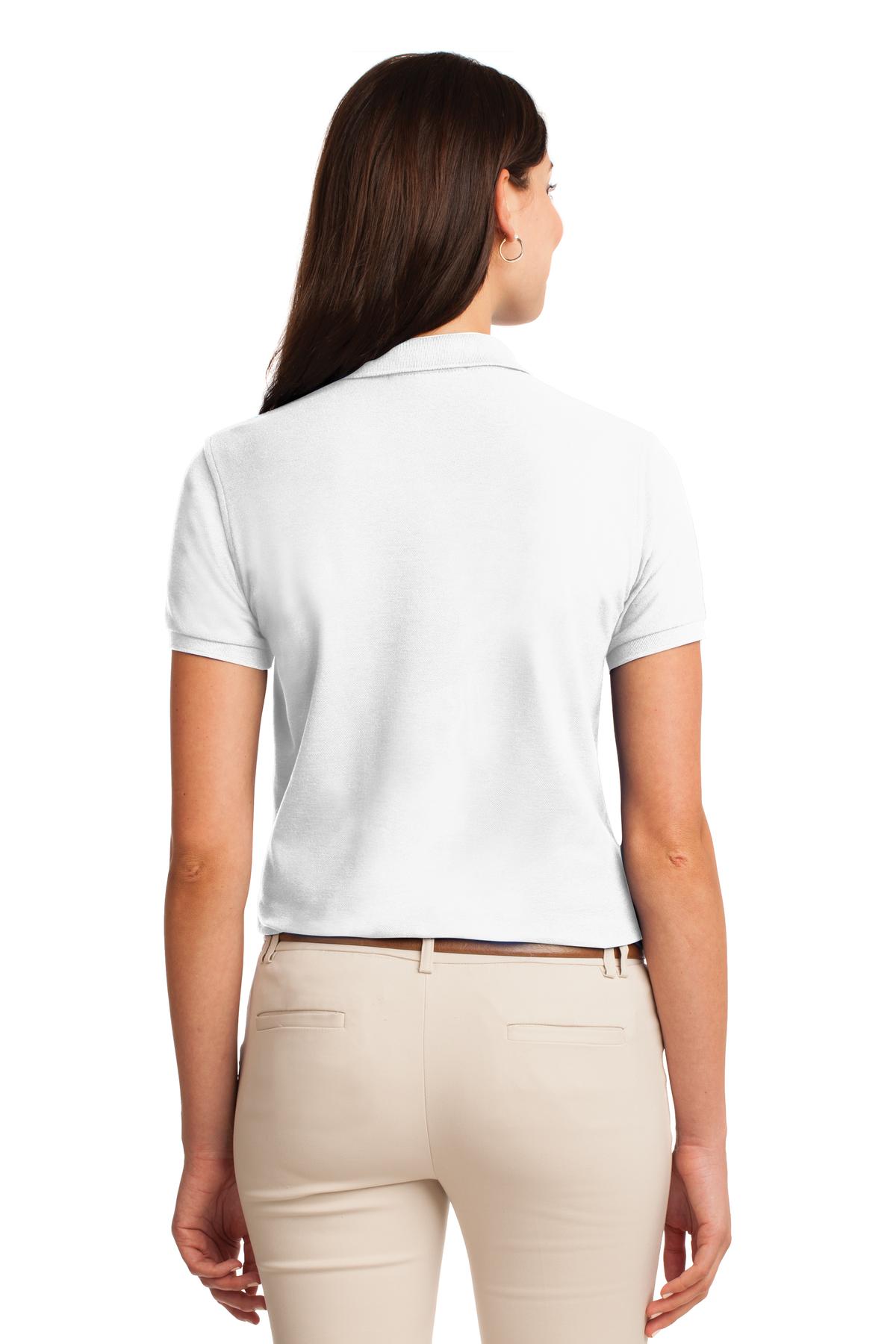 Women's Silk Touch Polo - White