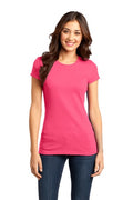 Women's Fitted Very Important Tee - Neon Pink