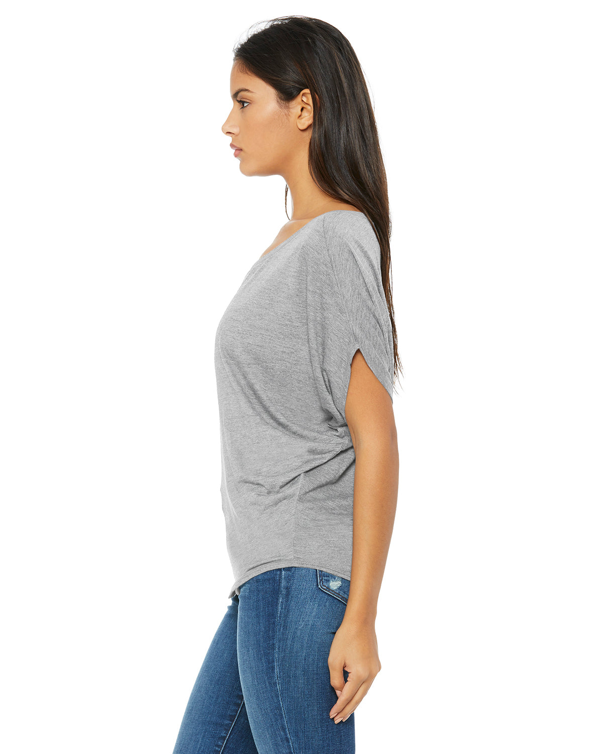 Women's Flowy Circle Top - Heather Athletic