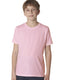 Next Level 3310 - Youth Cotton Crew - Light Pink