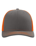 Richardson 112 Charcoal/ Orange — front