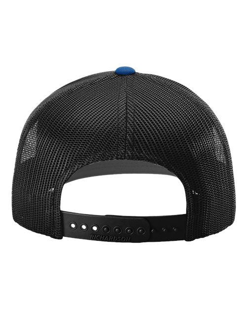 Richardson 112 Royal/ Black — back