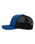 Richardson 112 Royal/ Black — direct side