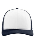 Richardson 112 White/ Navy — front