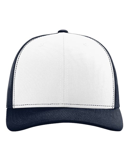 Richardson 112 White/ Navy — front
