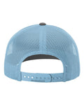 Richardson 112 Charcoal/ Columbia Blue — back