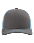 Richardson 112 Charcoal/ Columbia Blue — front
