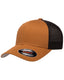 Flexfit 6511 - Unisex 6-Panel Trucker Cap - Caramel / Black