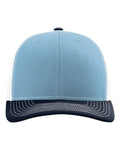 Richardson 112 Columbia Blue/ White/ Navy — front