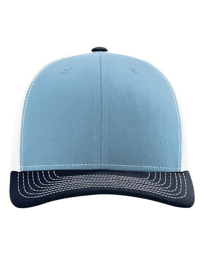 Richardson 112 Columbia Blue/ White/ Navy — front