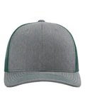 Richardson 112 Heather Grey/ Dark Green — front