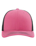 Richardson 112 Hot Pink/ Black — front