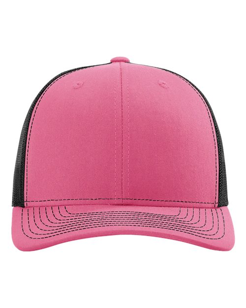 Richardson 112 Hot Pink/ Black — front