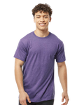 Unisex Fine Jersey Tee - Heather Purple