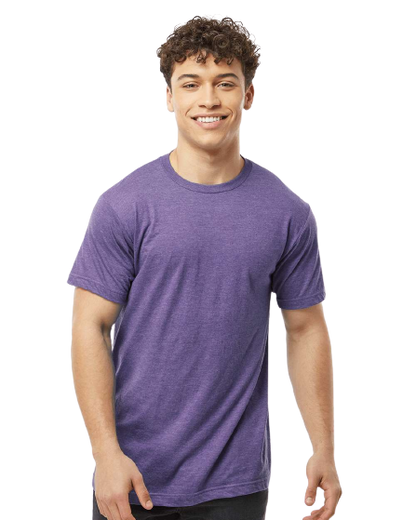 Unisex Fine Jersey Tee - Heather Purple