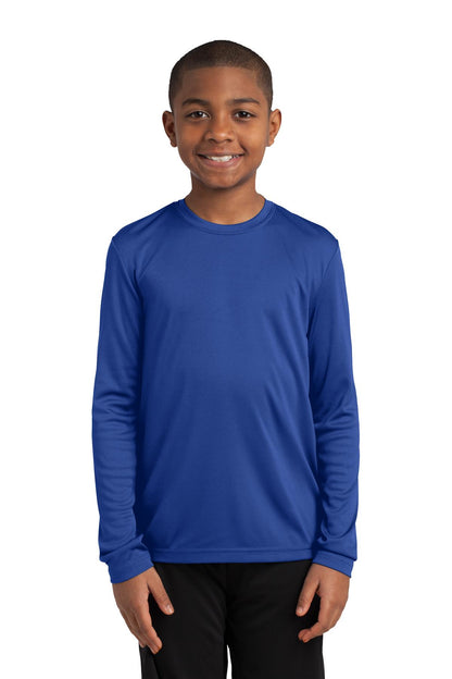 Youth Long Sleeve PosiCharge Competitor Tee - True Royal