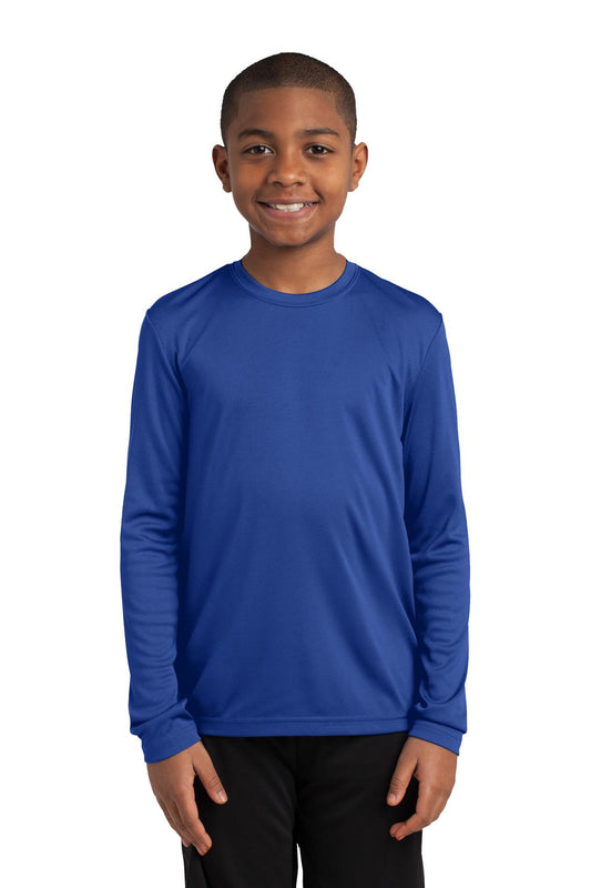 Youth Long Sleeve PosiCharge Competitor Tee - True Royal