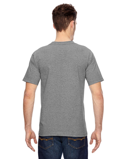Unisex 100% Cotton Pocket T-Shirt - Dark Ash