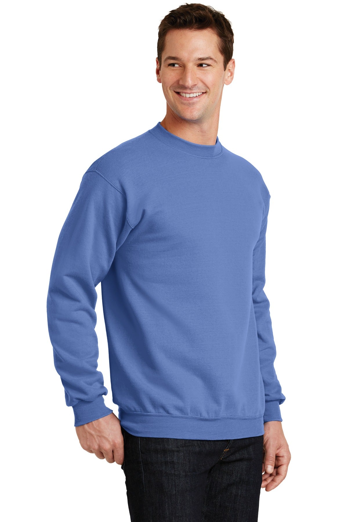 Unisex Core Fleece Crewneck Sweatshirt - Carolina Blue