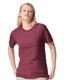 American Apparel 2001CVC - Unisex CVC T-Shirt - Heather Cranberry