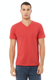 Bella + Canvas 3415C - Unisex Triblend V-Neck T-Shirt - Red Triblend