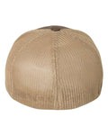 Flexfit 6511 Brown/ Khaki — back