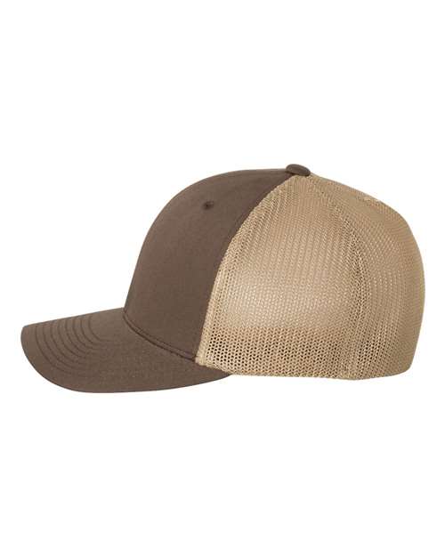 Flexfit 6511 Brown/ Khaki — direct side